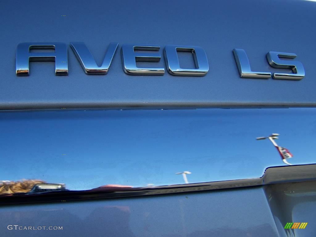 2008 Aveo LS Sedan - Cosmic Silver Metallic / Charcoal photo #6