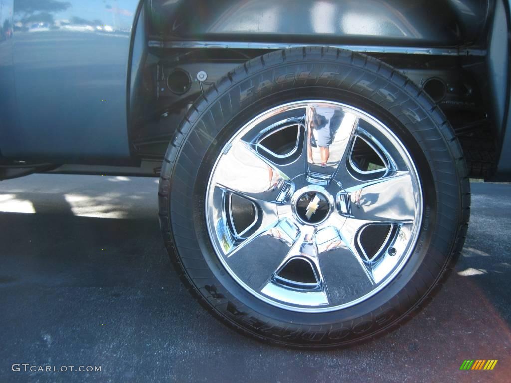 2009 Silverado 1500 LT Crew Cab - Blue Granite Metallic / Light Cashmere photo #4