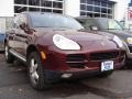 2004 Carmona Red Metallic Porsche Cayenne S  photo #3