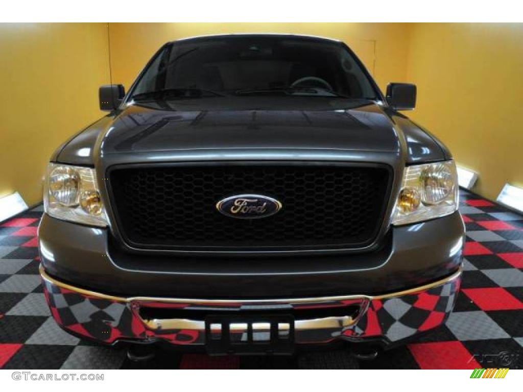 2006 F150 XLT SuperCab 4x4 - Dark Shadow Grey Metallic / Medium/Dark Flint photo #2
