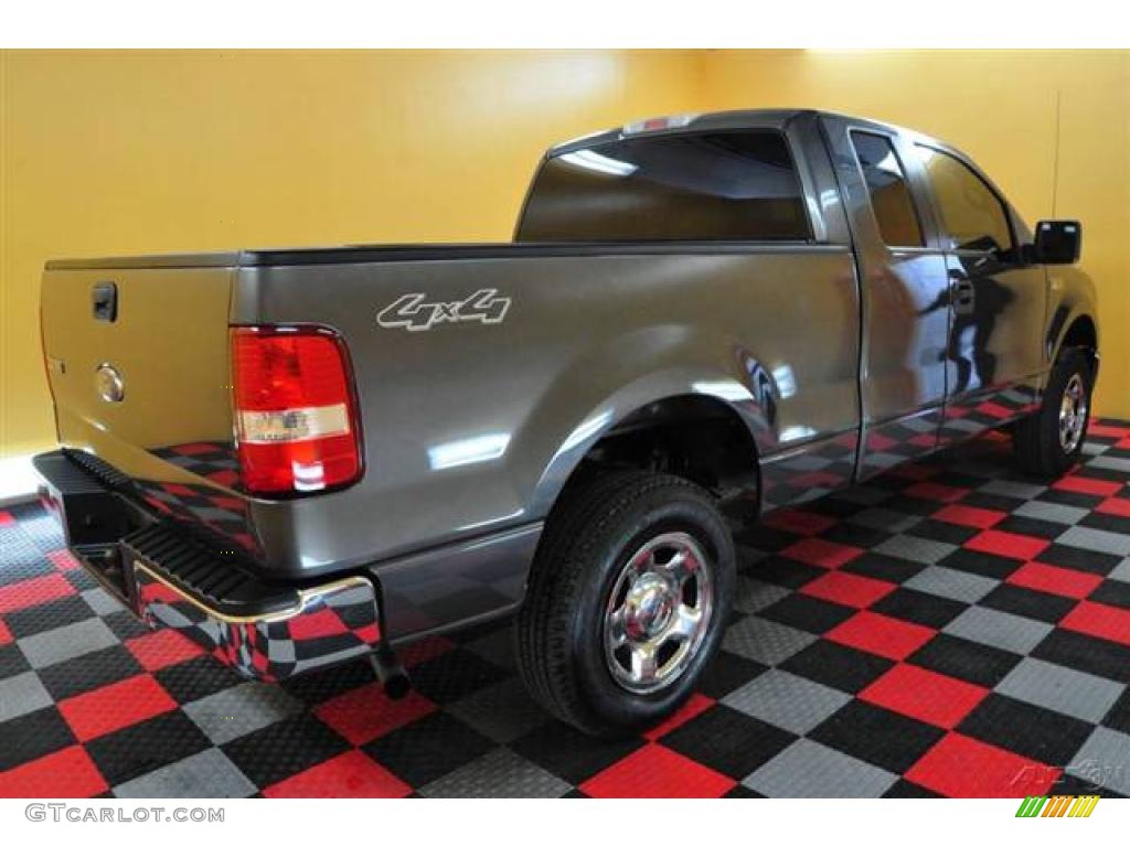 2006 F150 XLT SuperCab 4x4 - Dark Shadow Grey Metallic / Medium/Dark Flint photo #6