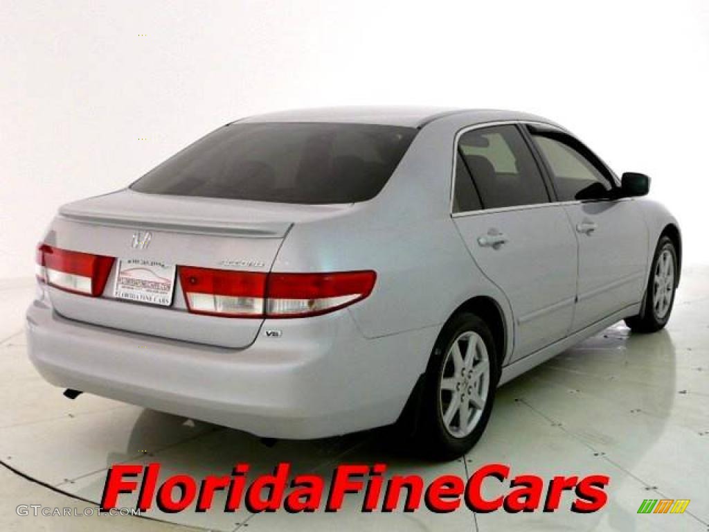 2003 Accord EX V6 Sedan - Satin Silver Metallic / Black photo #2