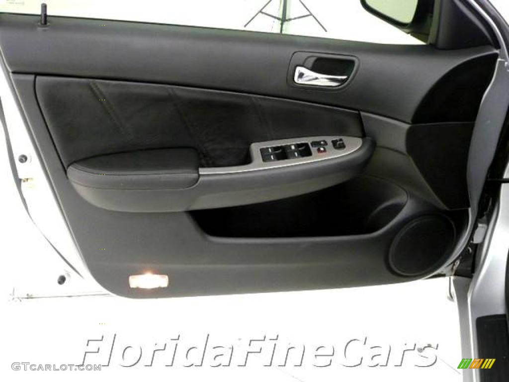 2003 Accord EX V6 Sedan - Satin Silver Metallic / Black photo #11