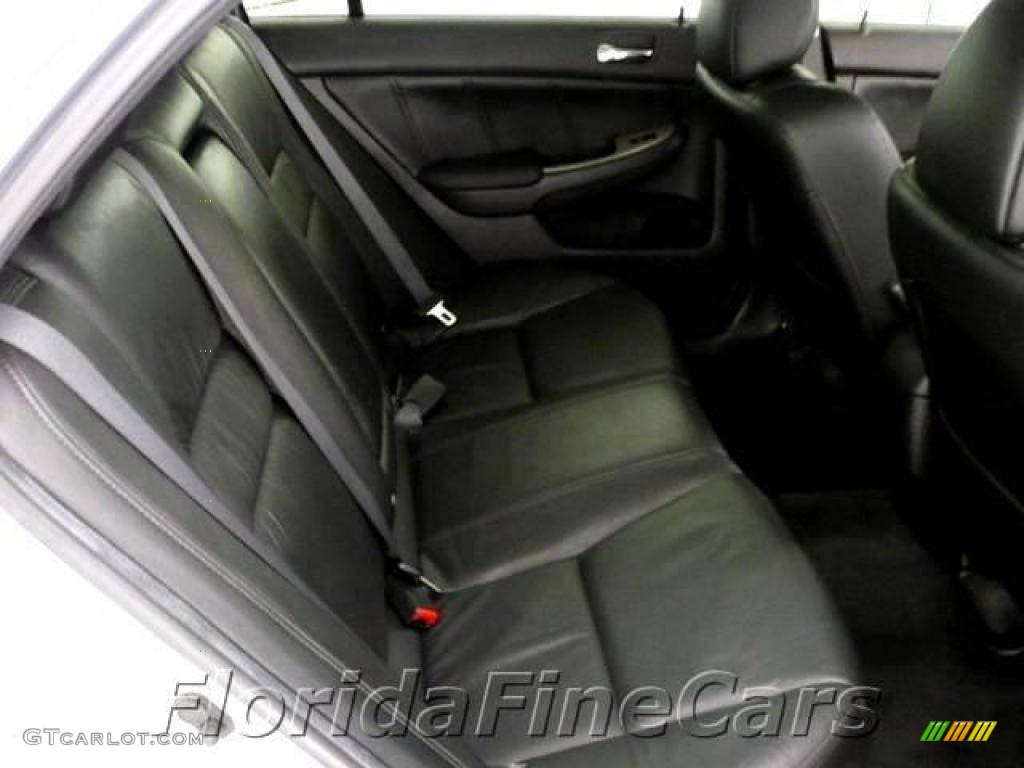 2003 Accord EX V6 Sedan - Satin Silver Metallic / Black photo #14