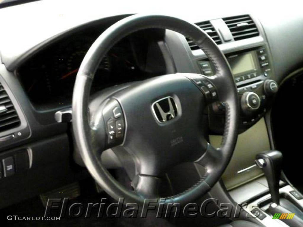 2003 Accord EX V6 Sedan - Satin Silver Metallic / Black photo #16