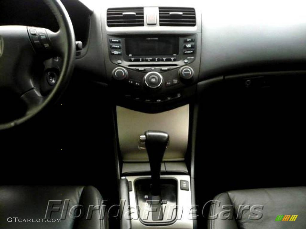 2003 Accord EX V6 Sedan - Satin Silver Metallic / Black photo #17