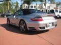 2008 GT Silver Metallic Porsche 911 Turbo Cabriolet  photo #6