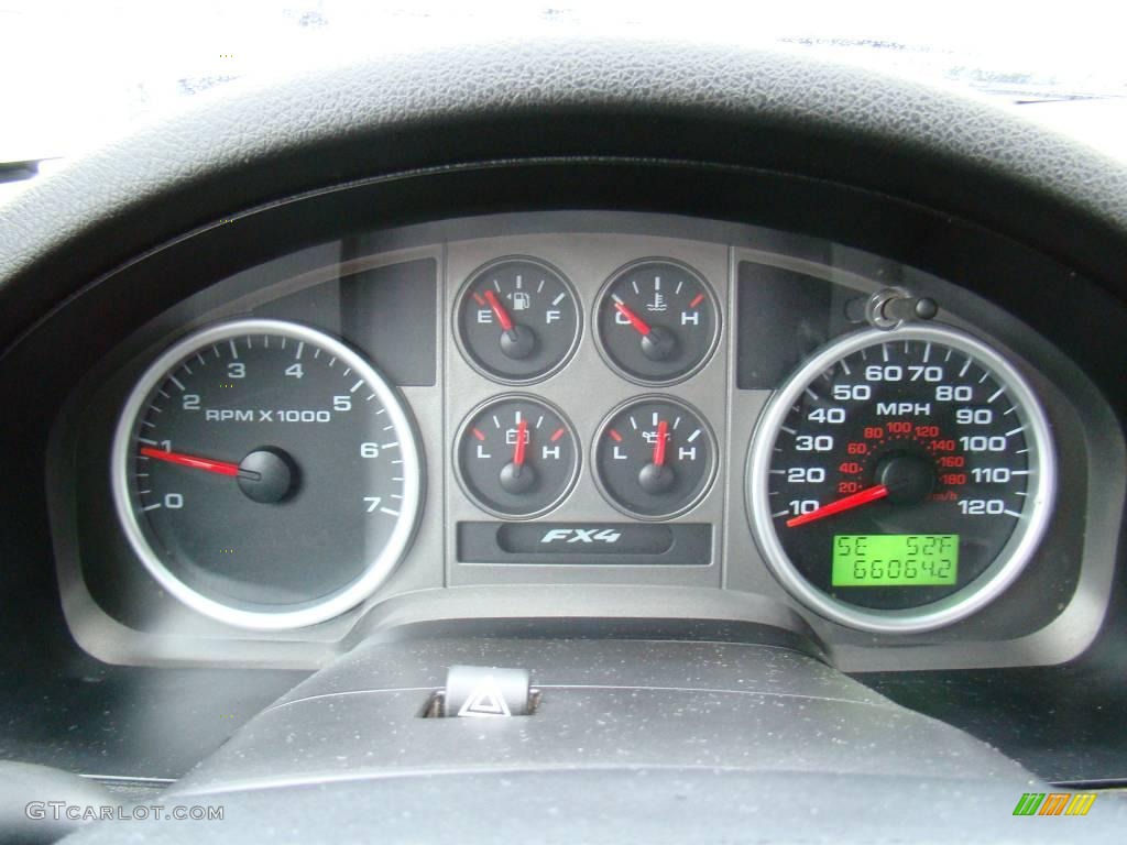 2006 F150 FX4 SuperCrew 4x4 - Oxford White / Black photo #18