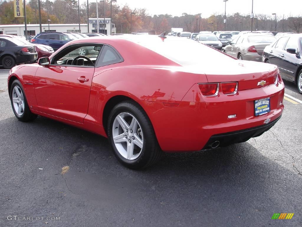 2010 Camaro LT Coupe - Victory Red / Black photo #5