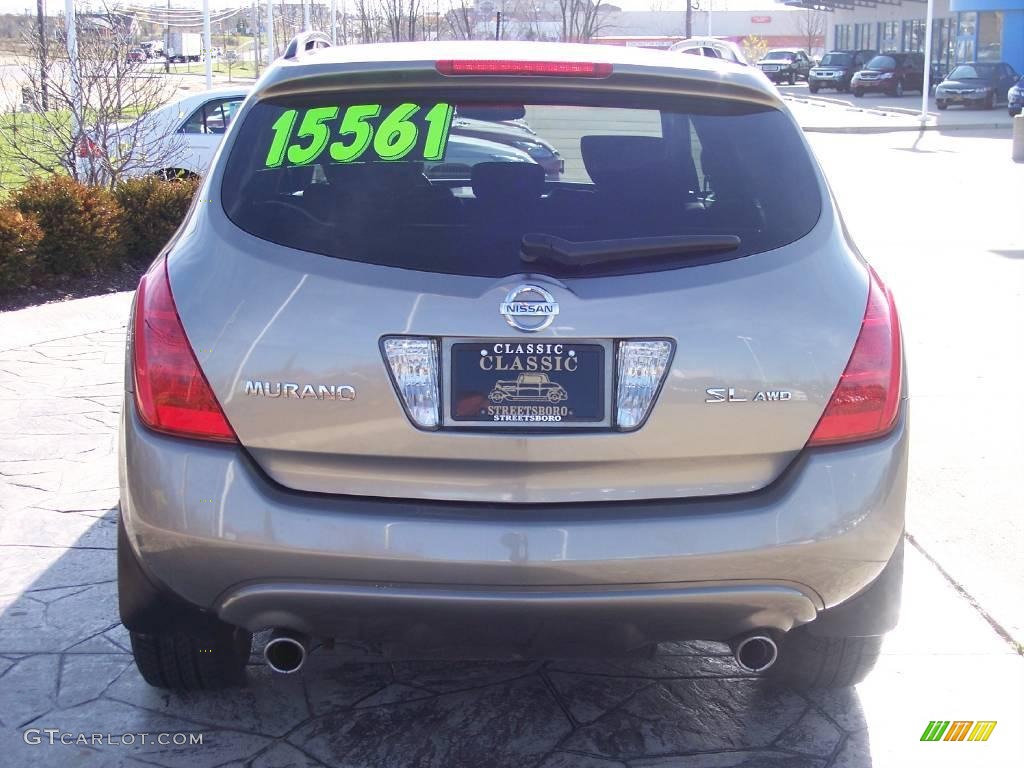 2004 Murano SL AWD - Polished Pewter Metallic / Charcoal photo #6