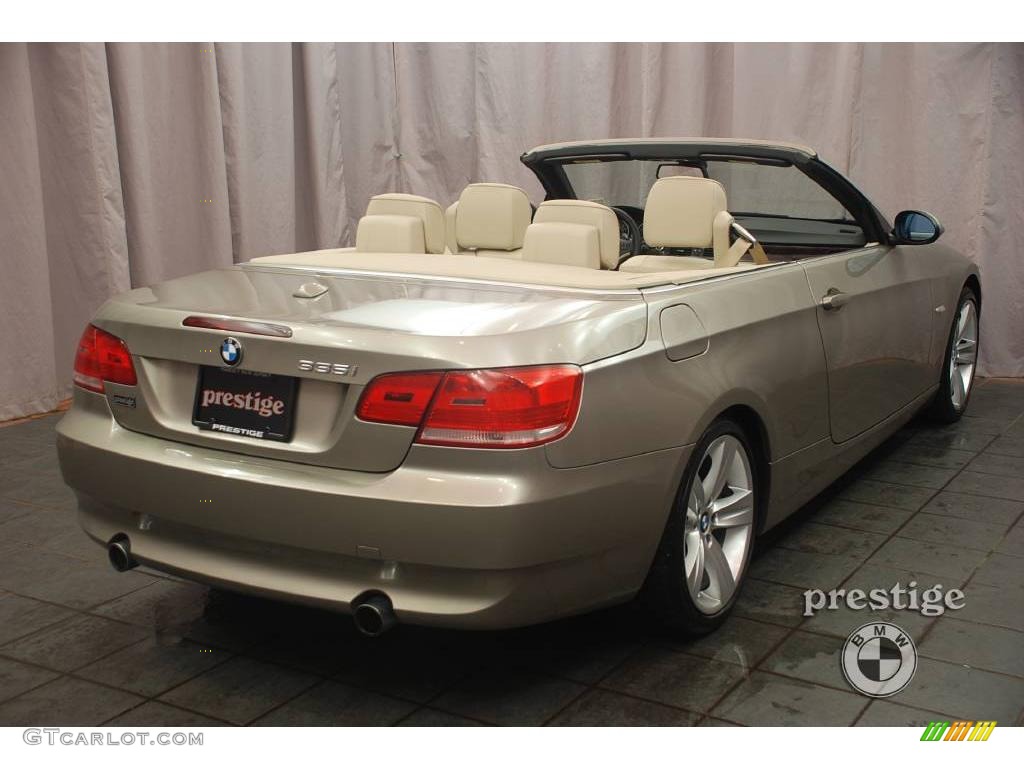 2007 3 Series 335i Convertible - Platinum Bronze Metallic / Cream Beige photo #5