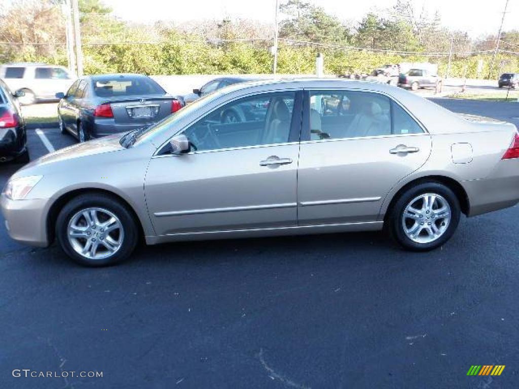 2007 Accord EX-L Sedan - Desert Mist Metallic / Ivory photo #1