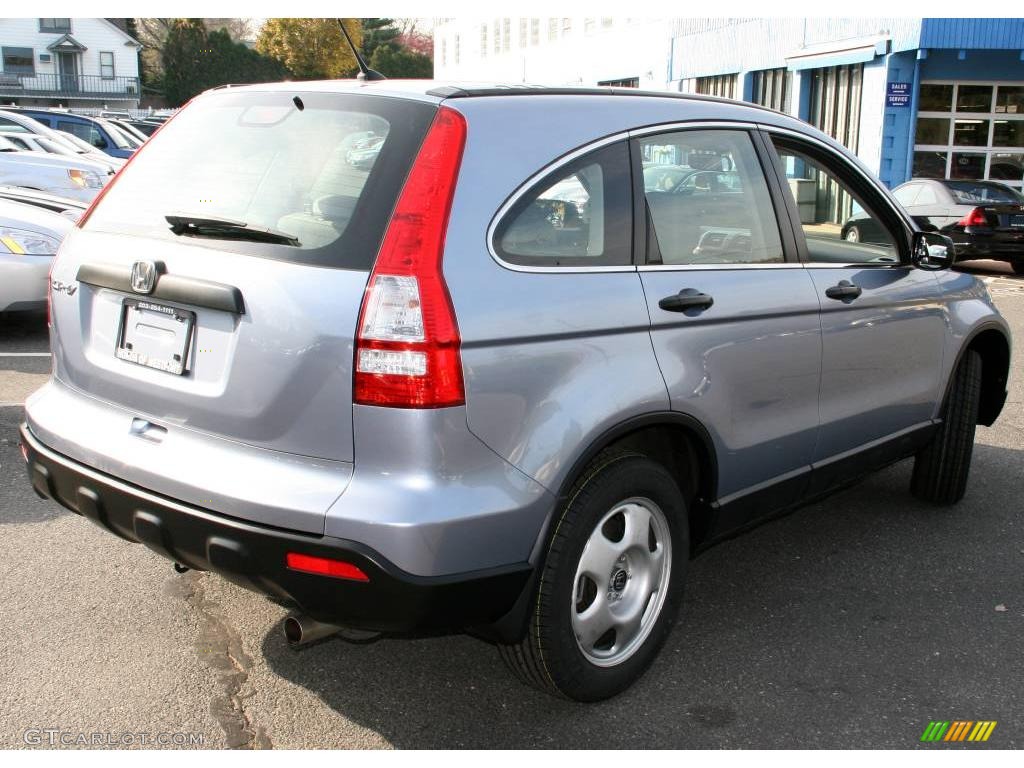 2007 CR-V LX 4WD - Glacier Blue Metallic / Gray photo #5