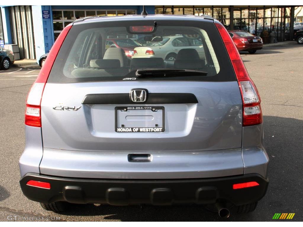 2007 CR-V LX 4WD - Glacier Blue Metallic / Gray photo #6