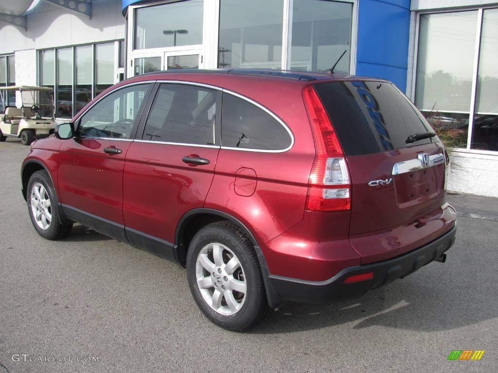 2007 CR-V EX 4WD - Tango Red Pearl / Gray photo #4