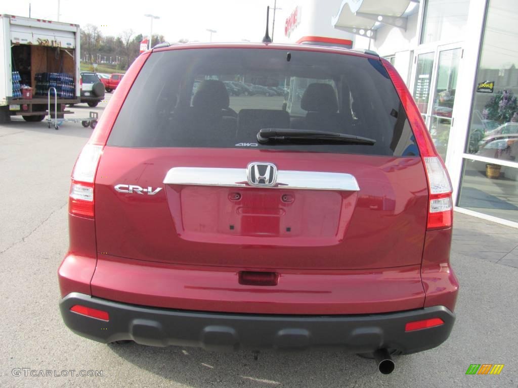 2007 CR-V EX 4WD - Tango Red Pearl / Gray photo #5