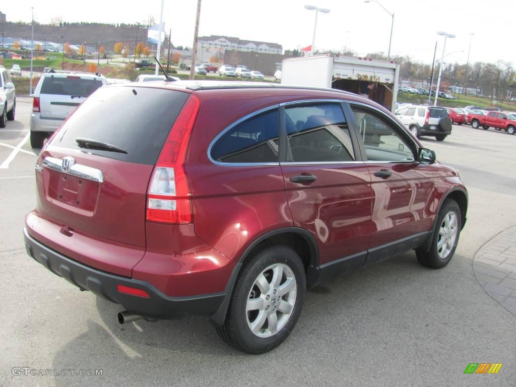 2007 CR-V EX 4WD - Tango Red Pearl / Gray photo #6
