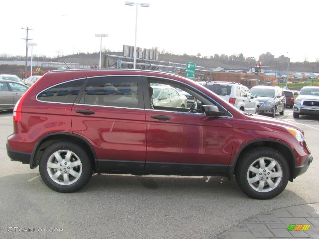 2007 CR-V EX 4WD - Tango Red Pearl / Gray photo #7