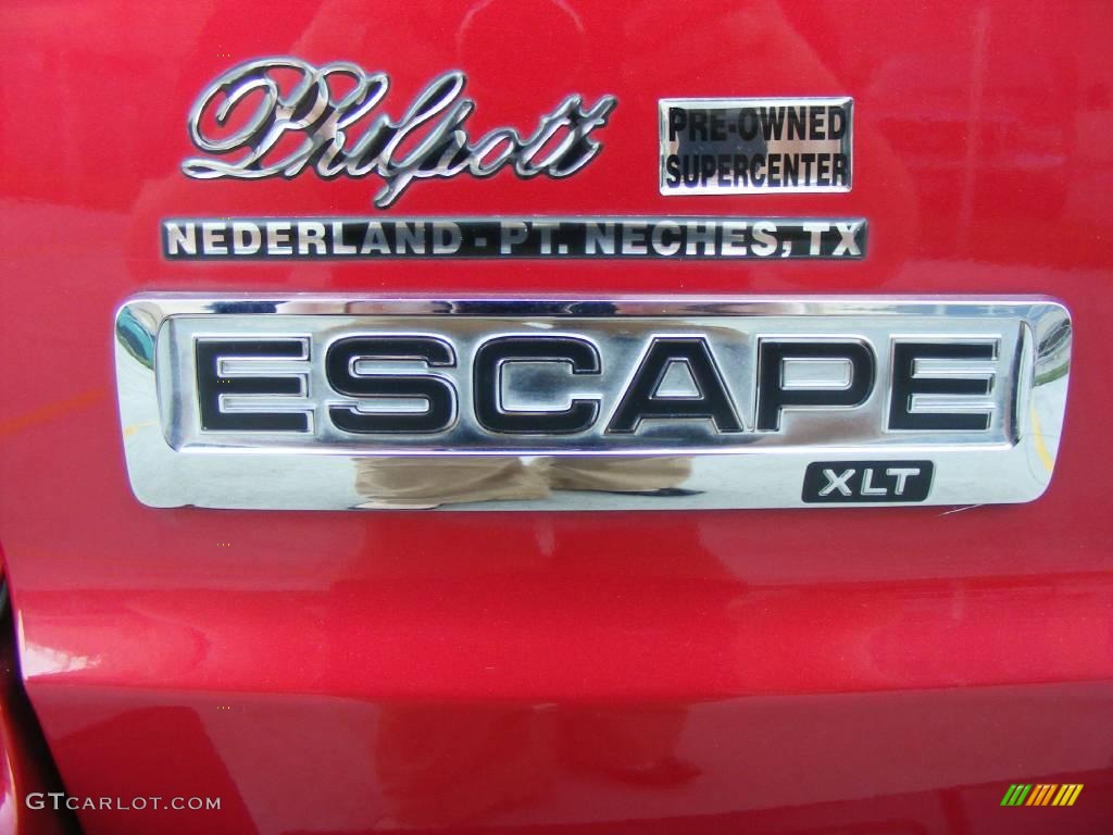 2008 Escape XLT - Redfire Metallic / Stone photo #15