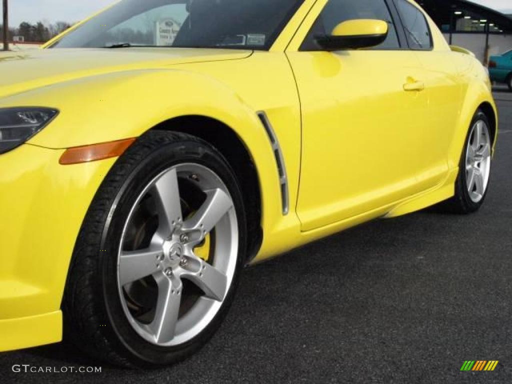 2004 RX-8  - Lightning Yellow / Black photo #6