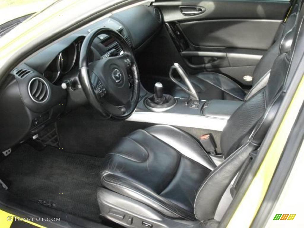 2004 RX-8  - Lightning Yellow / Black photo #7