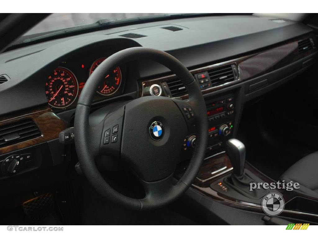 2008 3 Series 328xi Wagon - Sparkling Graphite Metallic / Black photo #13