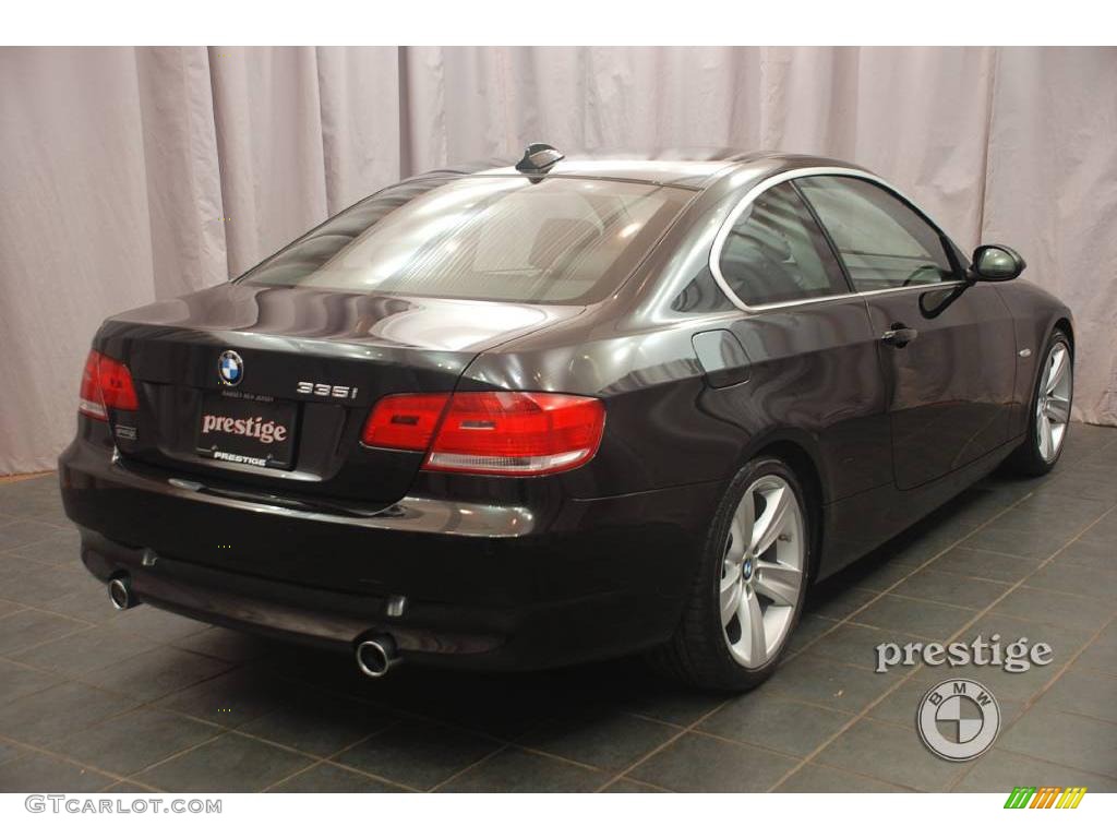 2008 3 Series 335i Coupe - Jet Black / Black photo #5