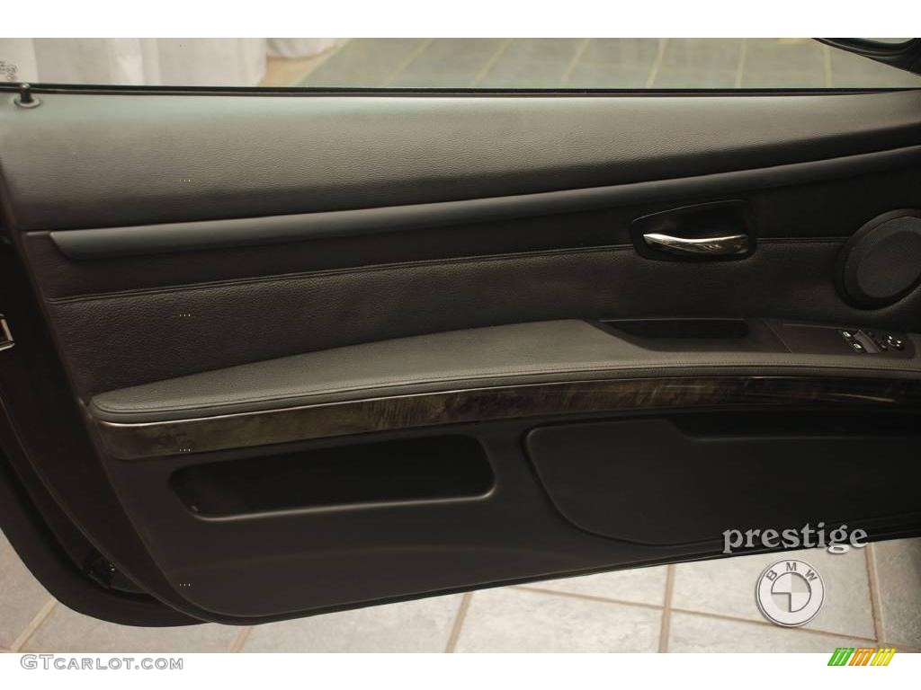 2008 3 Series 335i Coupe - Jet Black / Black photo #9