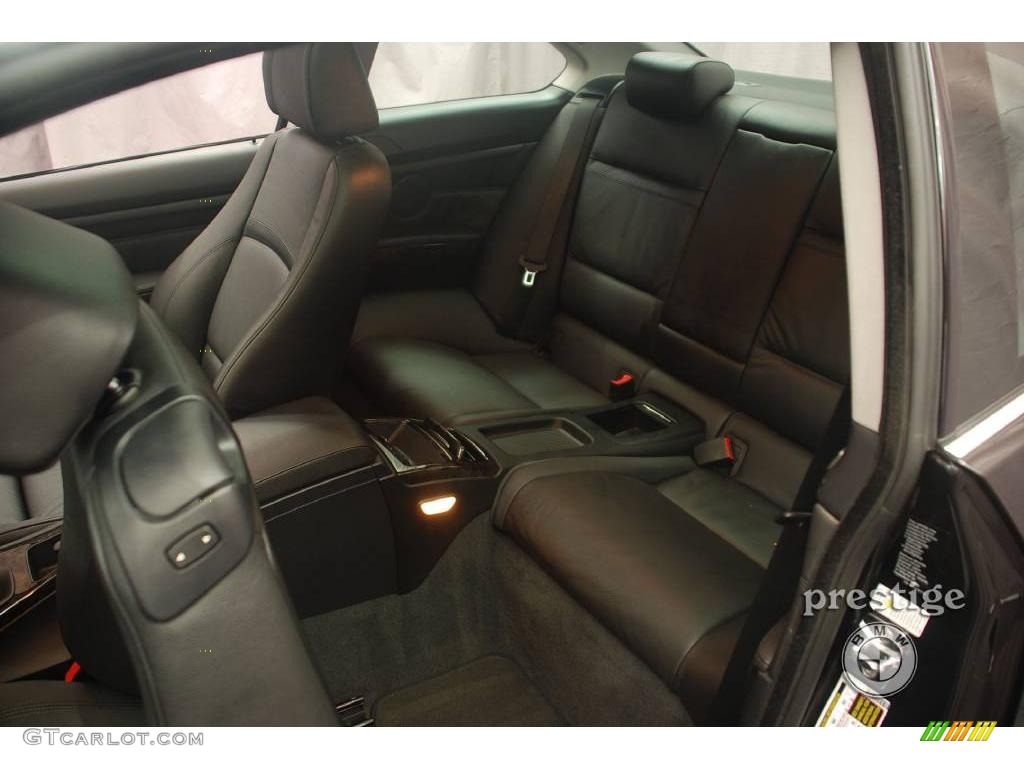 2008 3 Series 335i Coupe - Jet Black / Black photo #15