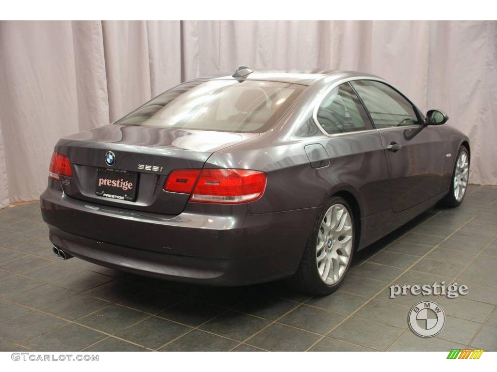 2008 3 Series 328i Coupe - Sparkling Graphite Metallic / Black photo #6