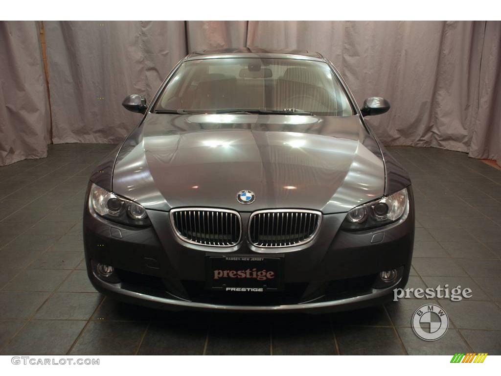 2008 3 Series 328i Coupe - Sparkling Graphite Metallic / Black photo #7