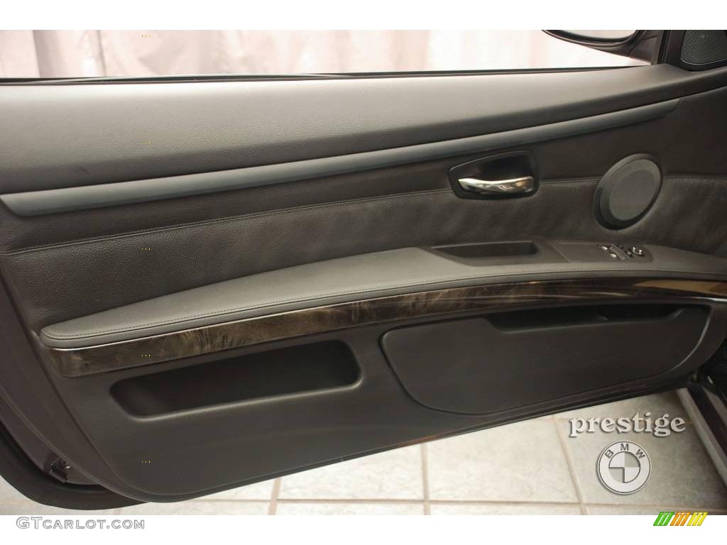 2008 3 Series 328i Coupe - Sparkling Graphite Metallic / Black photo #10