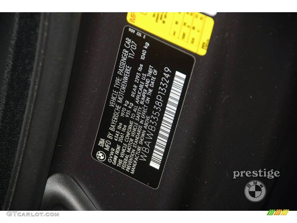 2008 3 Series 328i Coupe - Sparkling Graphite Metallic / Black photo #11