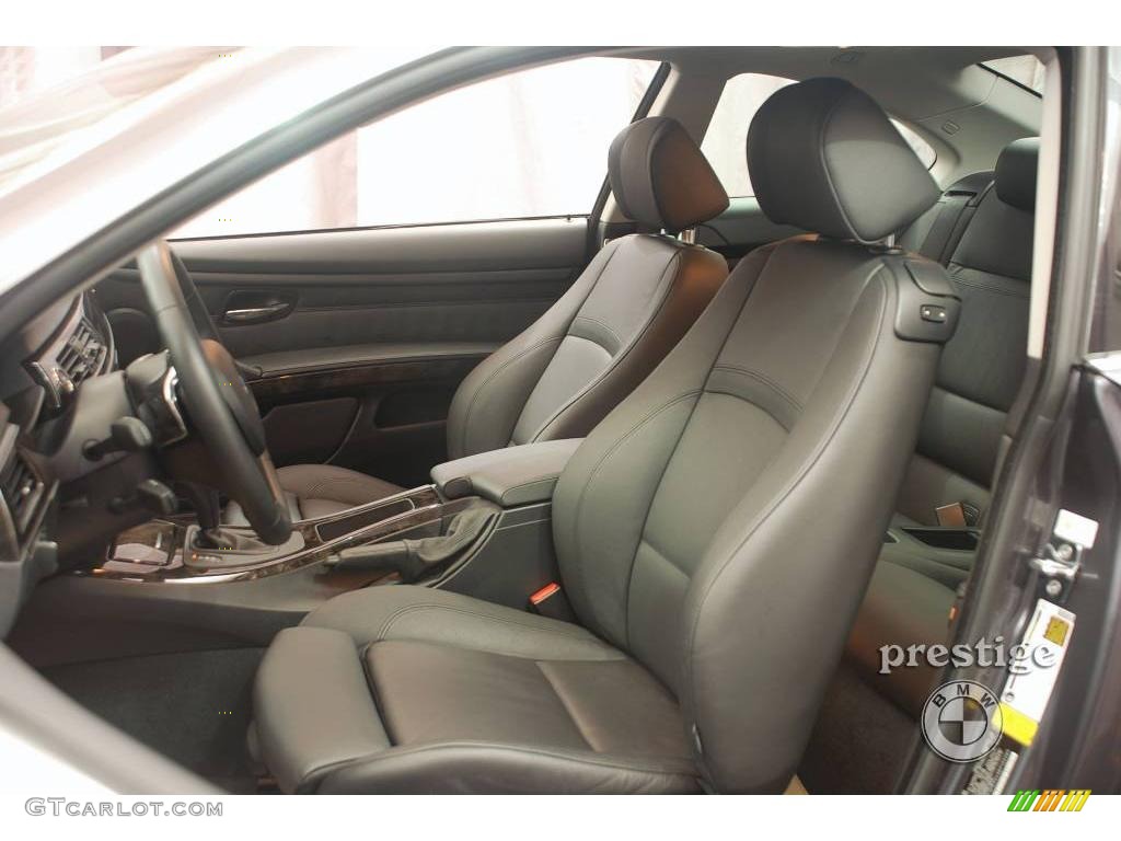 2008 3 Series 328i Coupe - Sparkling Graphite Metallic / Black photo #12