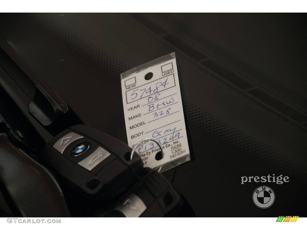 2008 3 Series 328i Coupe - Sparkling Graphite Metallic / Black photo #19