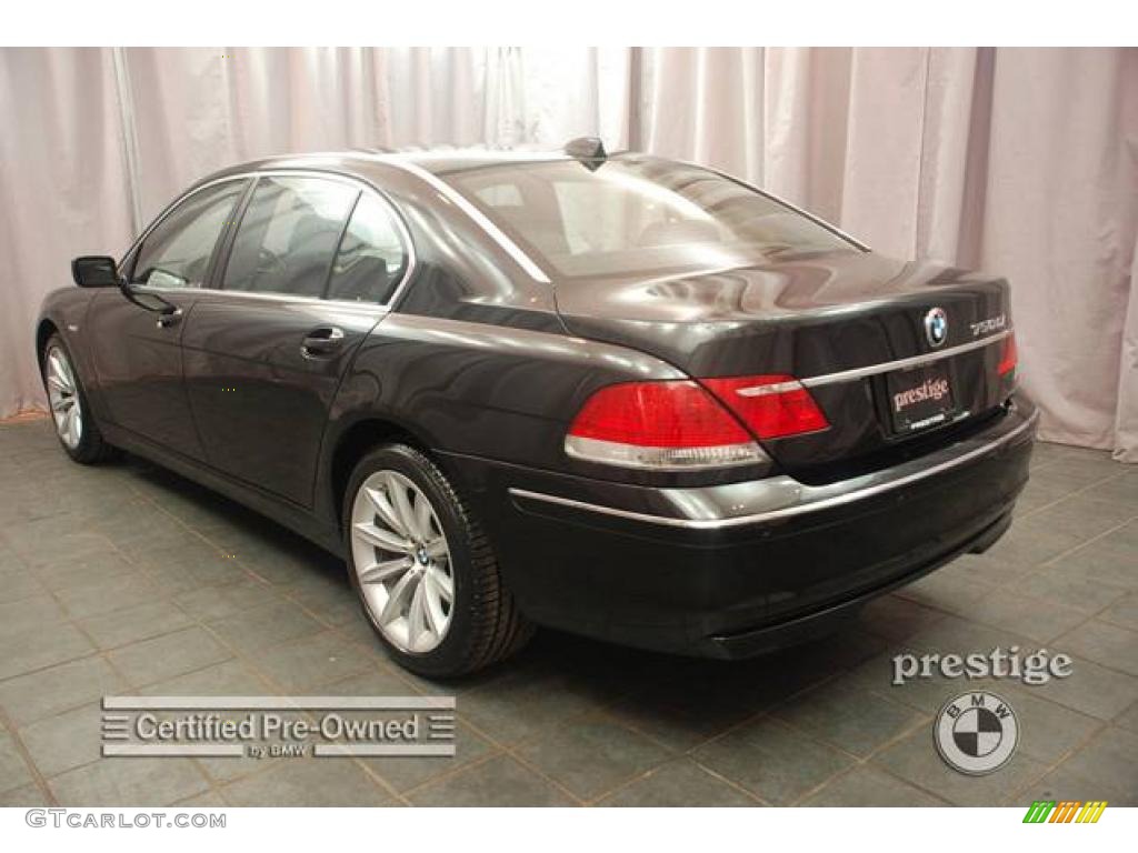 2007 7 Series 750Li Sedan - Jet Black / Black photo #3