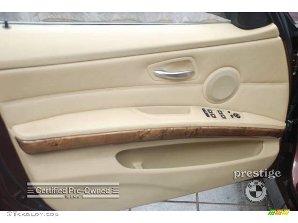 2006 3 Series 330i Sedan - Barrique Red Metallic / Beige photo #9