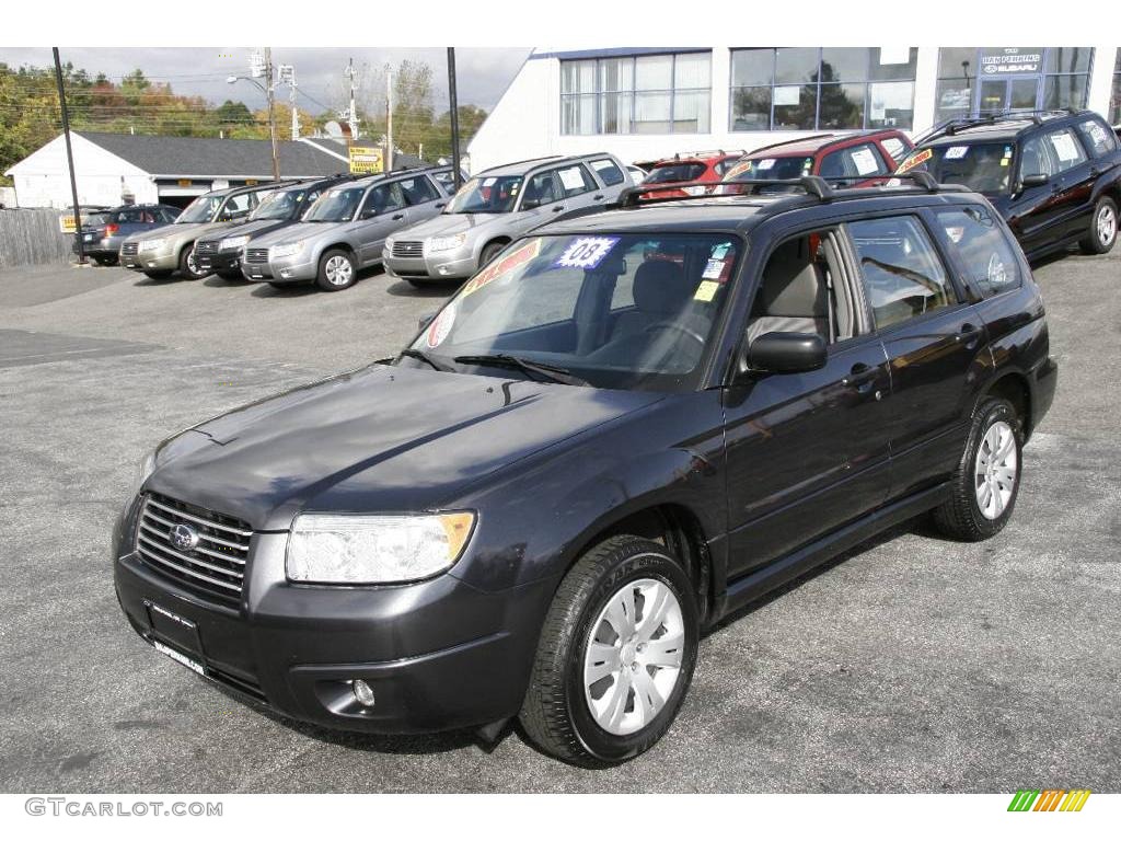 Dark Gray Metallic Subaru Forester