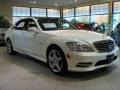 Diamond White Metallic - S 400 Hybrid Sedan Photo No. 1