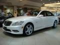 Diamond White Metallic - S 400 Hybrid Sedan Photo No. 3