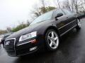 2008 Cherry Black Pearl Effect Audi A8 L 4.2 quattro  photo #2