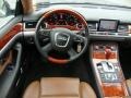 2008 Cherry Black Pearl Effect Audi A8 L 4.2 quattro  photo #31