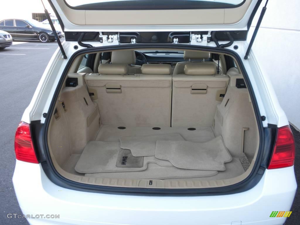 2007 3 Series 328i Wagon - Alpine White / Beige Dakota Leather photo #5