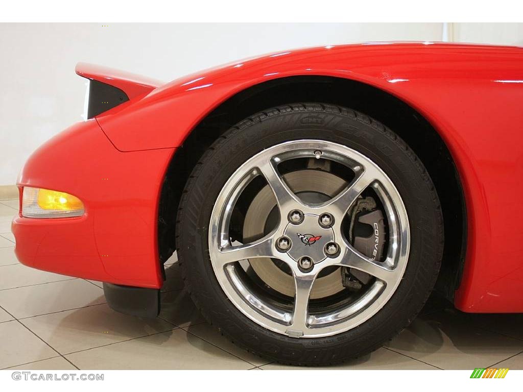 2003 Corvette Convertible - Torch Red / Light Oak photo #29