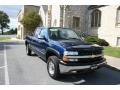 2002 Indigo Blue Metallic Chevrolet Silverado 1500 HD LS Crew Cab 4x4  photo #2