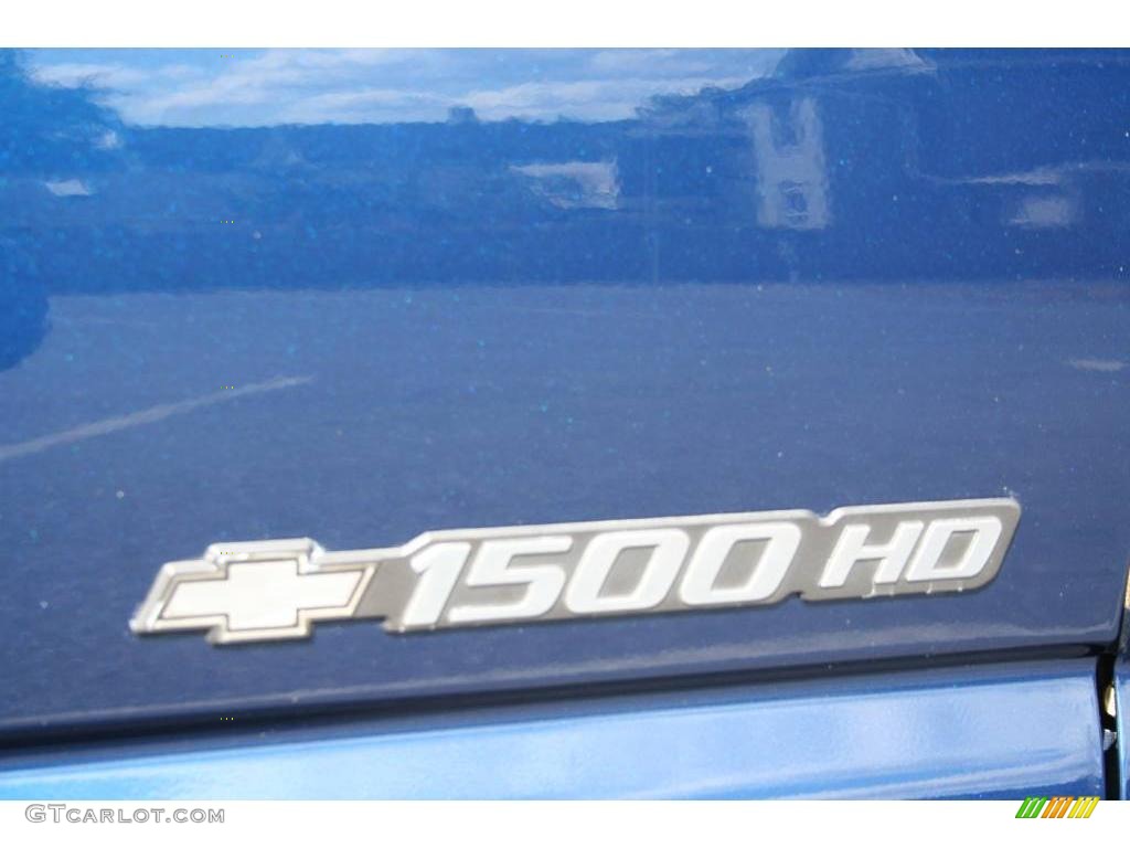 2002 Silverado 1500 HD LS Crew Cab 4x4 - Indigo Blue Metallic / Graphite Gray photo #6