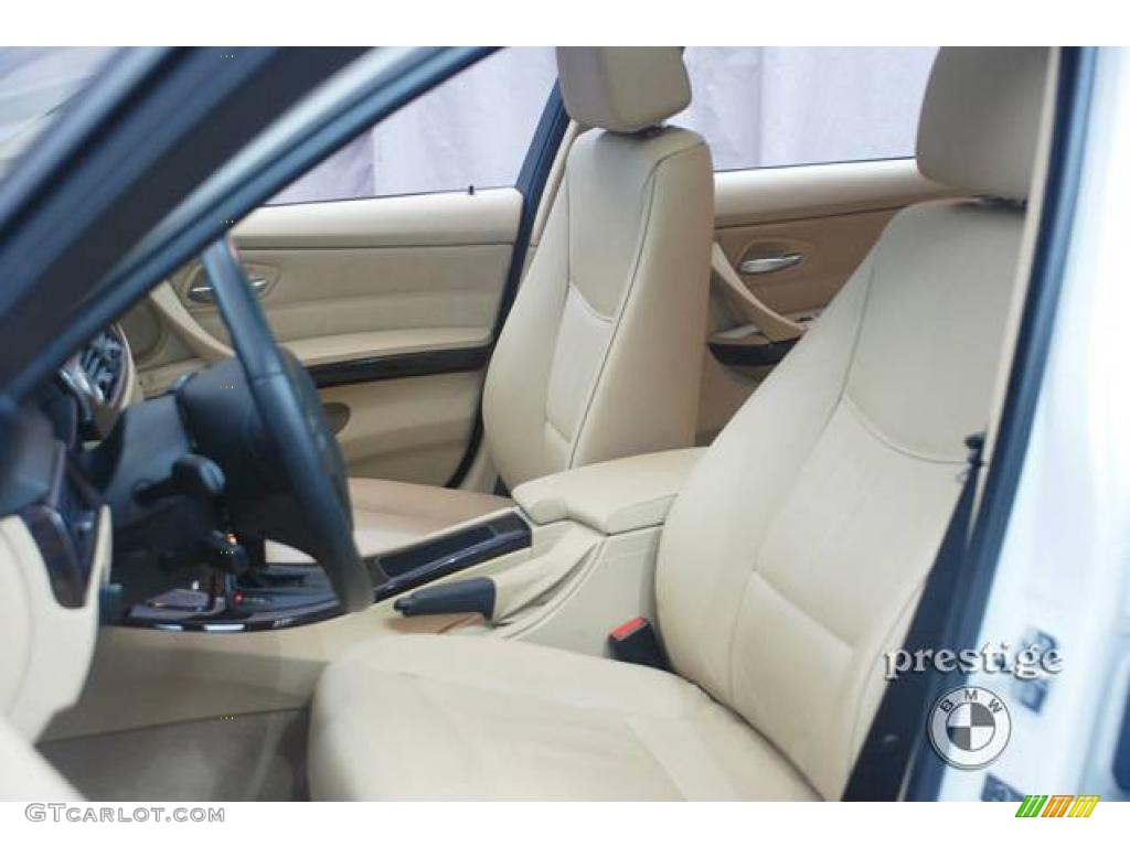 2006 3 Series 325xi Sedan - Alpine White / Beige photo #14
