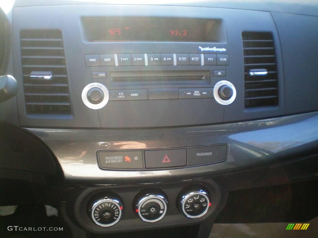 2010 Lancer Evolution GSR - Wicked White / Black Sport Fabric photo #6