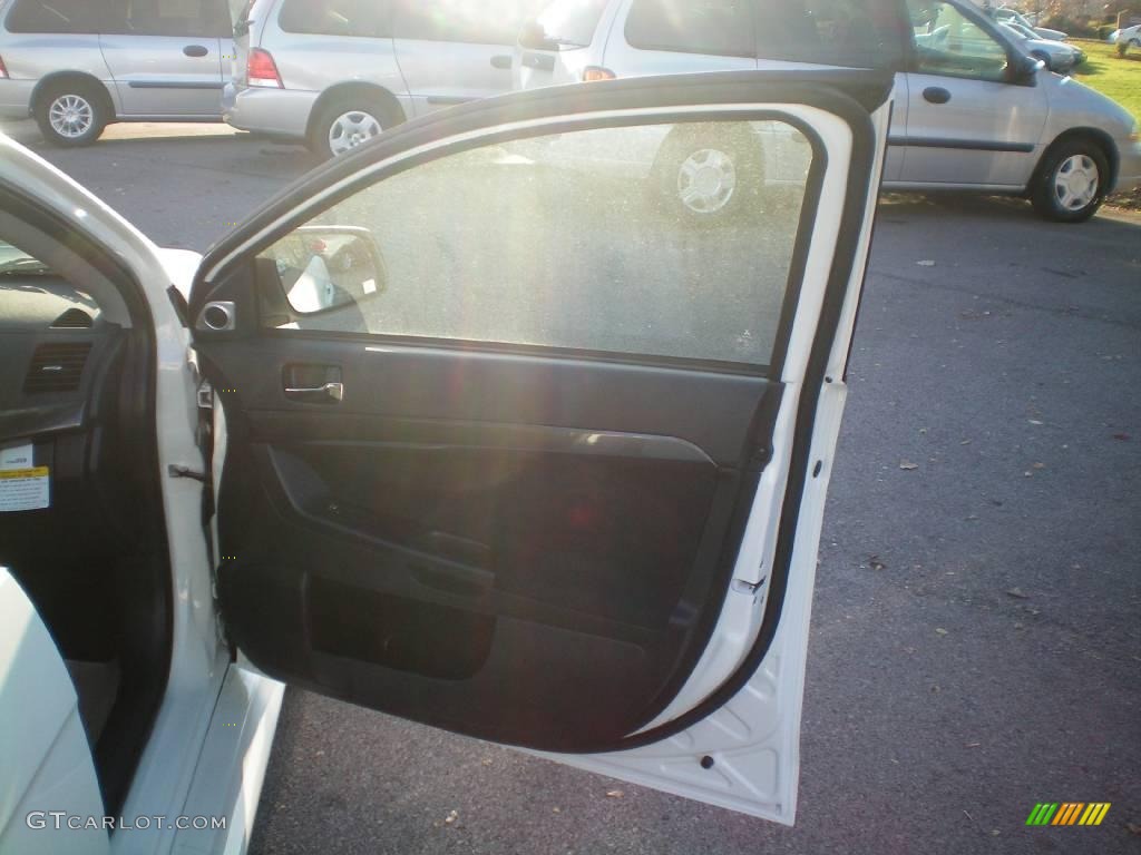 2010 Lancer Evolution GSR - Wicked White / Black Sport Fabric photo #22