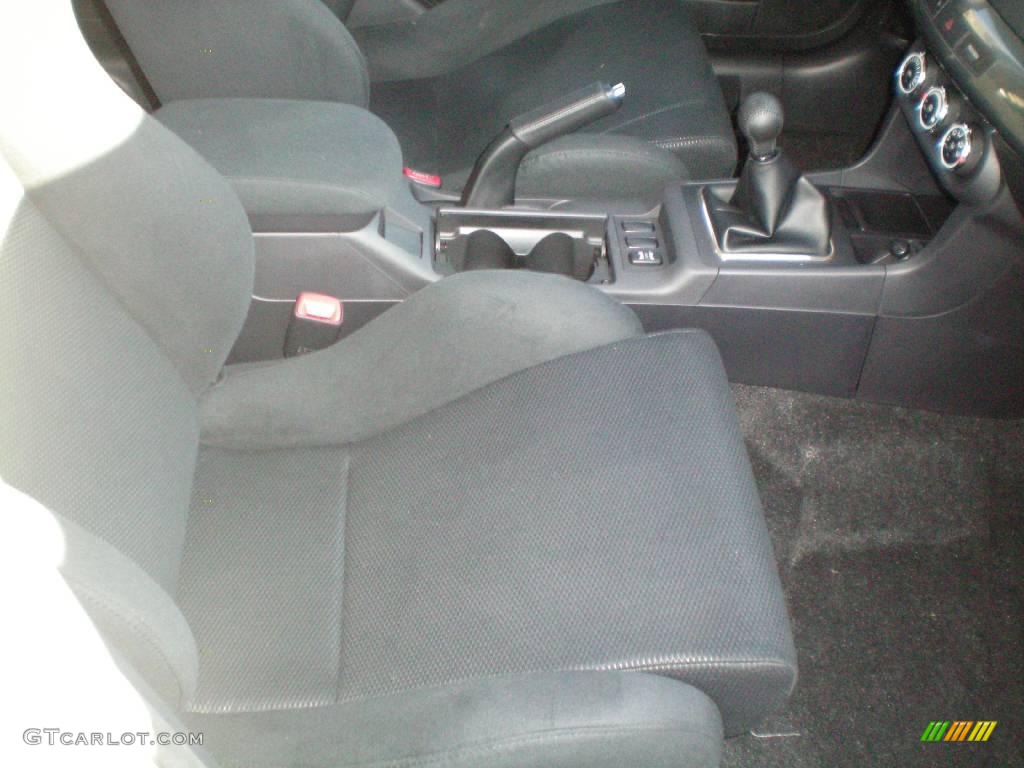 2010 Lancer Evolution GSR - Wicked White / Black Sport Fabric photo #23